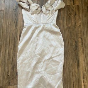 HOUSE OF CB- BLUSH DRESS CORSET